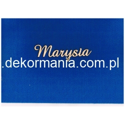 Marysia - imię 13,5 x 3 cm (cz;Amaze)